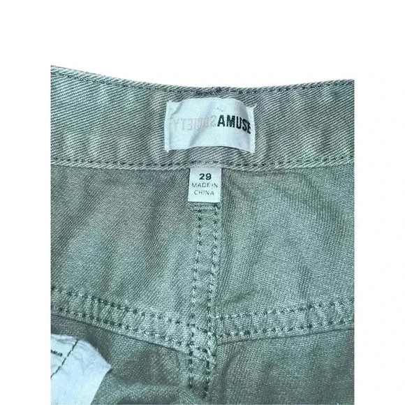 Amuse society Jean short green size 29 - Picture 3 of 5